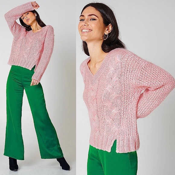 d a n i s h :: Baum und Pferdgarten Mohair Chunky Cable Knit Sweater - Picture 11 of 12